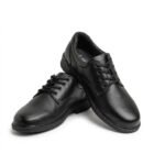 Boys School Shoes Black with Lace